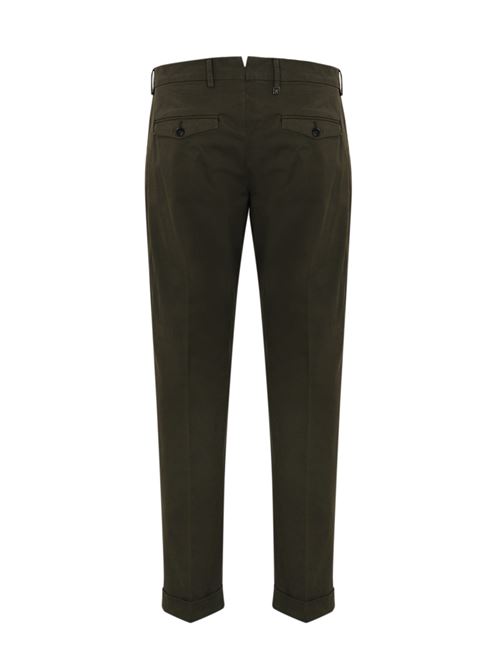 Pantalone Rebel 1P in gabardina cacao PT TORINO | RTZAZ40FWD GL04Y177